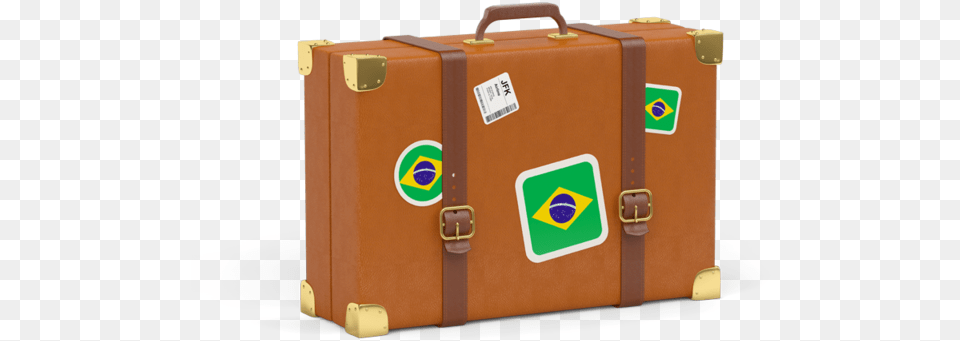 Download Flag Icon Of Brazil At Format Suitcase Illustration, Baggage, Mailbox Free Transparent Png