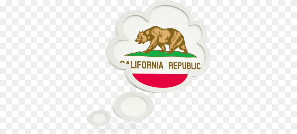 Download Flag Icon Of California Flag Of California, Animal, Bear, Mammal, Wildlife Png Image
