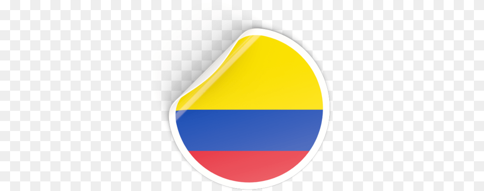 Flag Icon Of Colombia At Format Crest, Logo, Disk Free Png Download