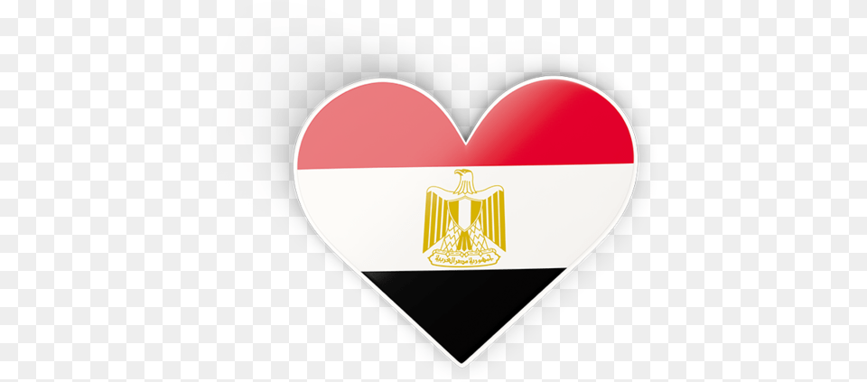 Flag Icon Of Egypt At Format Egypt Flag Heart, Disk Free Png Download