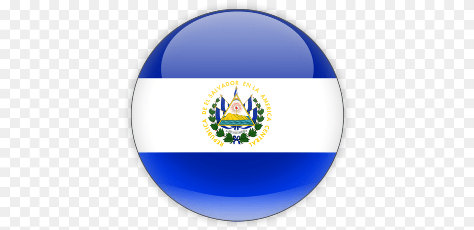 Download Flag Icon Of El Salvador At Format, Sphere, Logo, Badge, Symbol Free Transparent Png