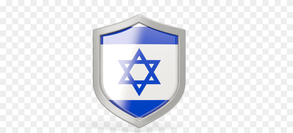 Download Flag Icon Of Israel At Format Flag Of Israel, Armor, Shield, Computer Hardware, Electronics Png