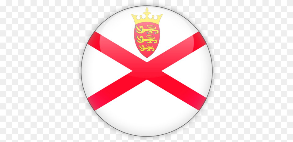Download Flag Icon Of Jersey At Format Bailiwick Of Jersey Flag, Badge, Logo, Symbol, Ball Png Image