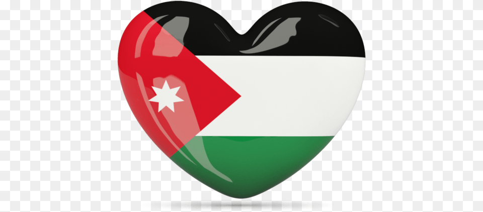 Download Flag Icon Of Jordan At Format Jordan Flag Heart, Logo Png