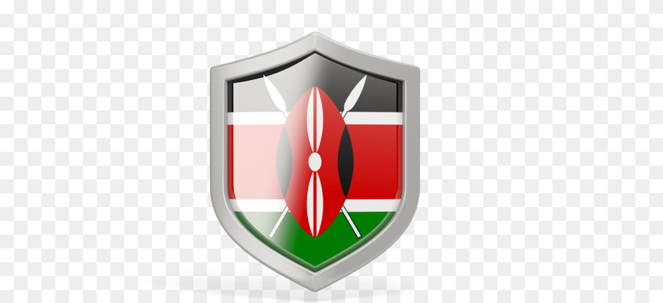 Flag Icon Of Kenya At Format Kenya Flag Shield, Armor Free Png Download
