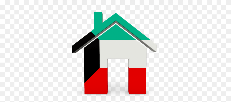 Flag Icon Of Kuwait At Format, Dog House, Cross, Symbol Free Png Download