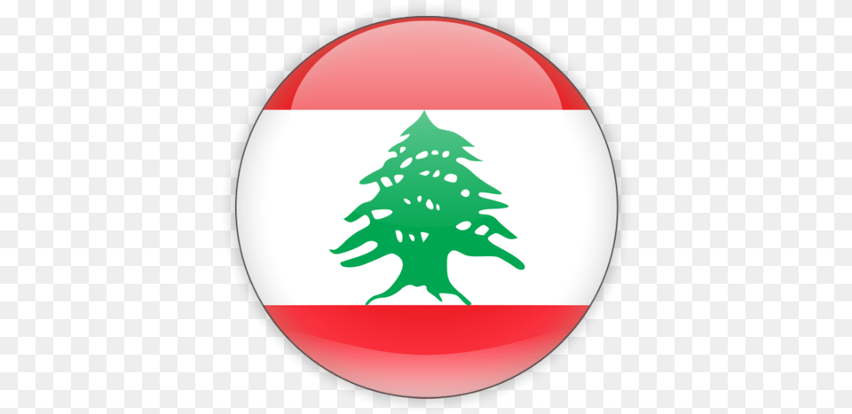 Download Flag Icon Of Lebanon At Format Lebanon Flag Circle, Tree, Plant, Christmas, Christmas Decorations Free Png