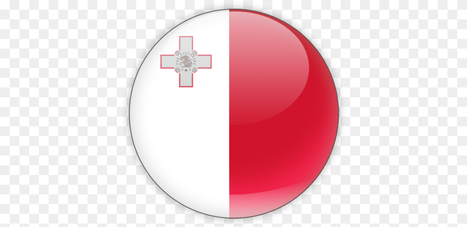 Download Flag Icon Of Malta At Format Malta Flag Round, Logo, Sphere, Symbol, Cross Free Transparent Png