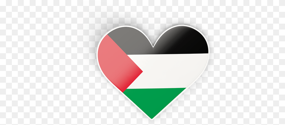 Download Flag Icon Of Palestinian Territories At Palestine Flag Heart, Disk Free Transparent Png