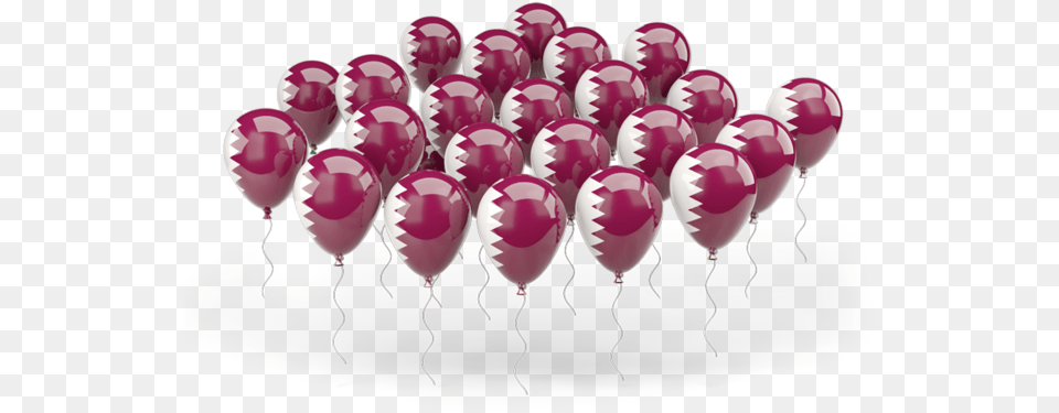 Download Flag Icon Of Qatar At Format Flag Of Qatar, Balloon Free Transparent Png