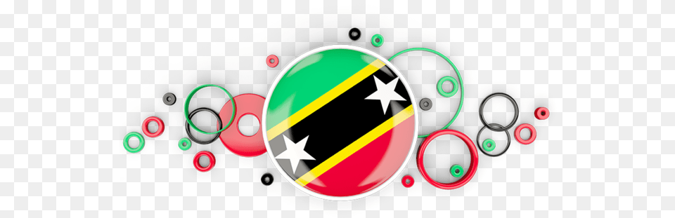 Download Flag Icon Of Saint Kitts And Nevis At Background Pakistan Flag, Art, Graphics, Disk, Logo Png
