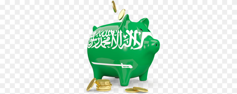 Download Flag Icon Of Saudi Arabia At Format Piggy Bank Soviet Union, Piggy Bank, Animal, Mammal, Pig Png