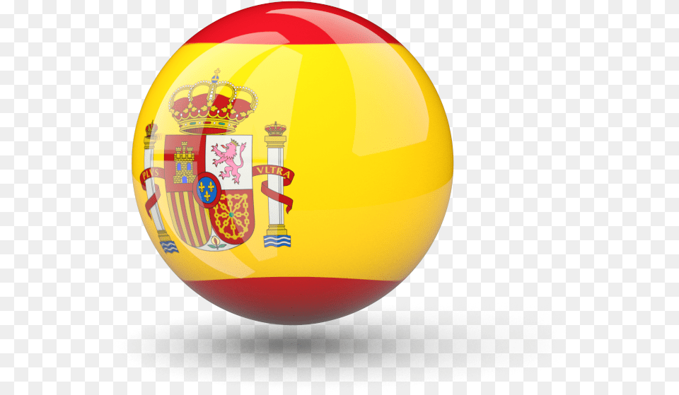Download Flag Icon Of Spain At Format Transparent Spain Flag Icon, Sphere, Egg, Food Png Image
