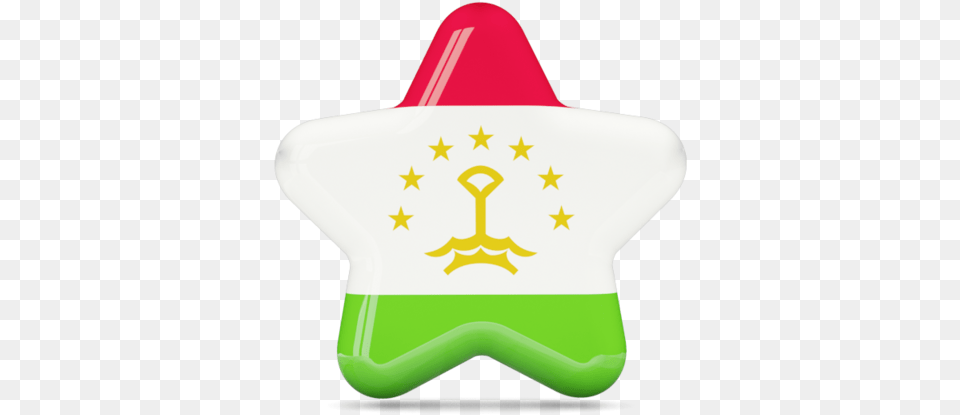 Download Flag Icon Of Tajikis Uae Flag Star Clipart, Star Symbol, Symbol, First Aid Free Transparent Png
