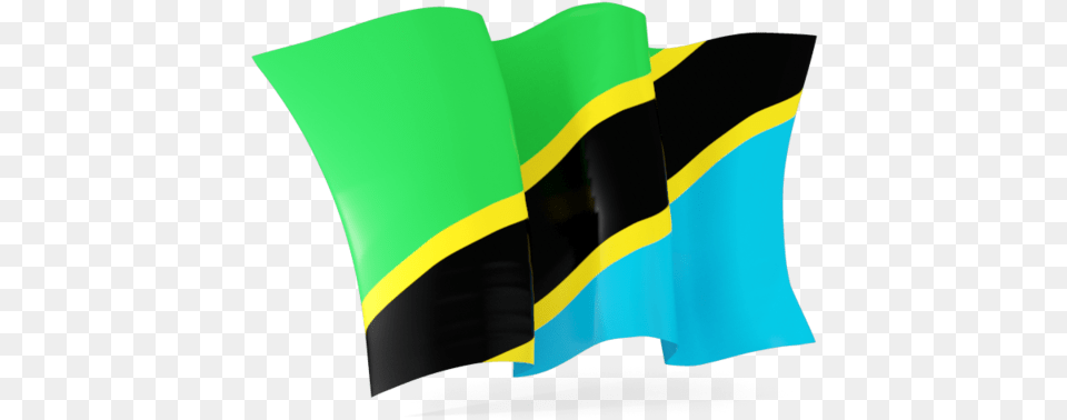 Download Flag Icon Of Tanzania At Format Tanzania Wave Flag, Animal, Fish, Sea Life, Shark Free Transparent Png