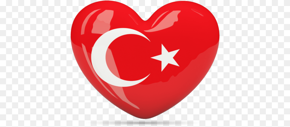 Download Flag Icon Of Turkey At Format Turkey Flag Heart, Food, Ketchup Png Image