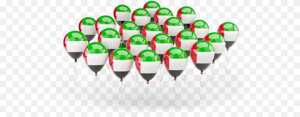 Download Flag Icon Of United Arab Emirates At Format Flag, Balloon, Sphere, Tape Png