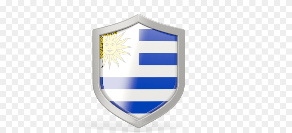 Flag Icon Of Uruguay At Format, Armor, Shield, Face, Head Free Png Download