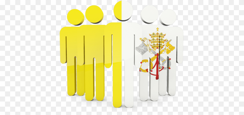 Flag Icon Of Vatican City At Format Vatican City Flag, Clothing, Glove, People, Person Free Png Download