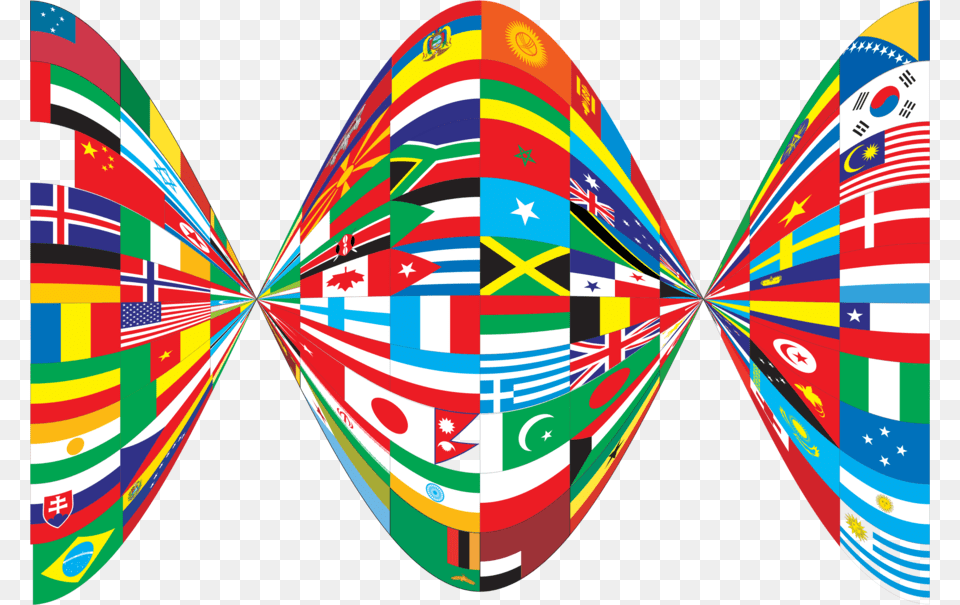 Download Flags Of The World Clipart World Globe Clip Art, Leisure Activities, Nature, Outdoors, Sea Png