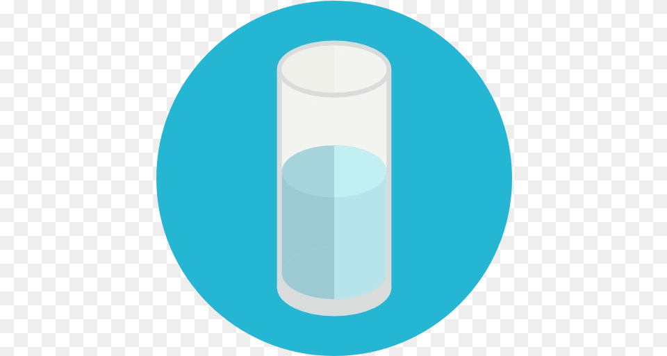 Download Flat Water Icon Circle, Cup, Cylinder, Glass, Disk Free Transparent Png