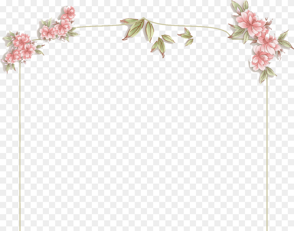 Download Flower Angle Petal Frame Material Design Pattern Hq Floral, Plant, Rose, Flower Arrangement Free Png