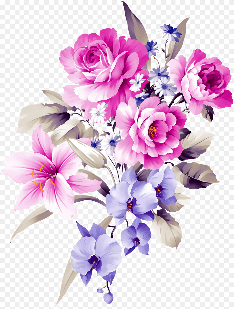Download Flower Bouquet Shamrock Cut Design Bouquets Floral Flower Bouquets Design, Flower Arrangement, Flower Bouquet, Plant, Art Free Png