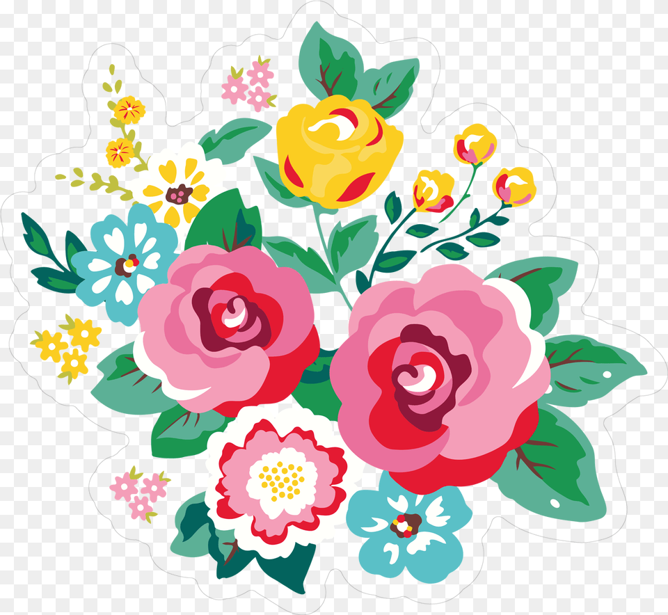 Download Flower Bunch Flower, Art, Floral Design, Graphics, Pattern Png Image