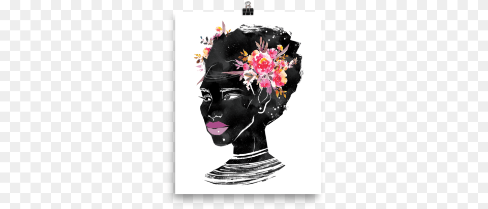 Download Flower Crown Freeform Afro Illustration, Flower Arrangement, Graphics, Flower Bouquet, Plant Png Image