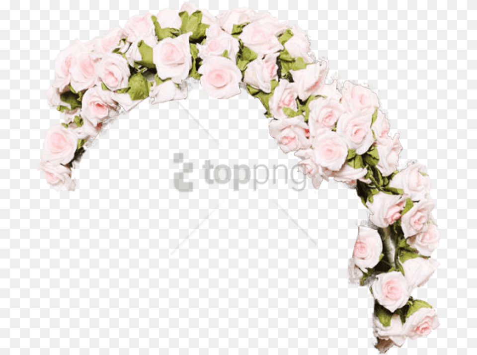 Download Flower Crown Tumblr Image Flower Arch, Flower Arrangement, Architecture, Plant, Rose Free Png