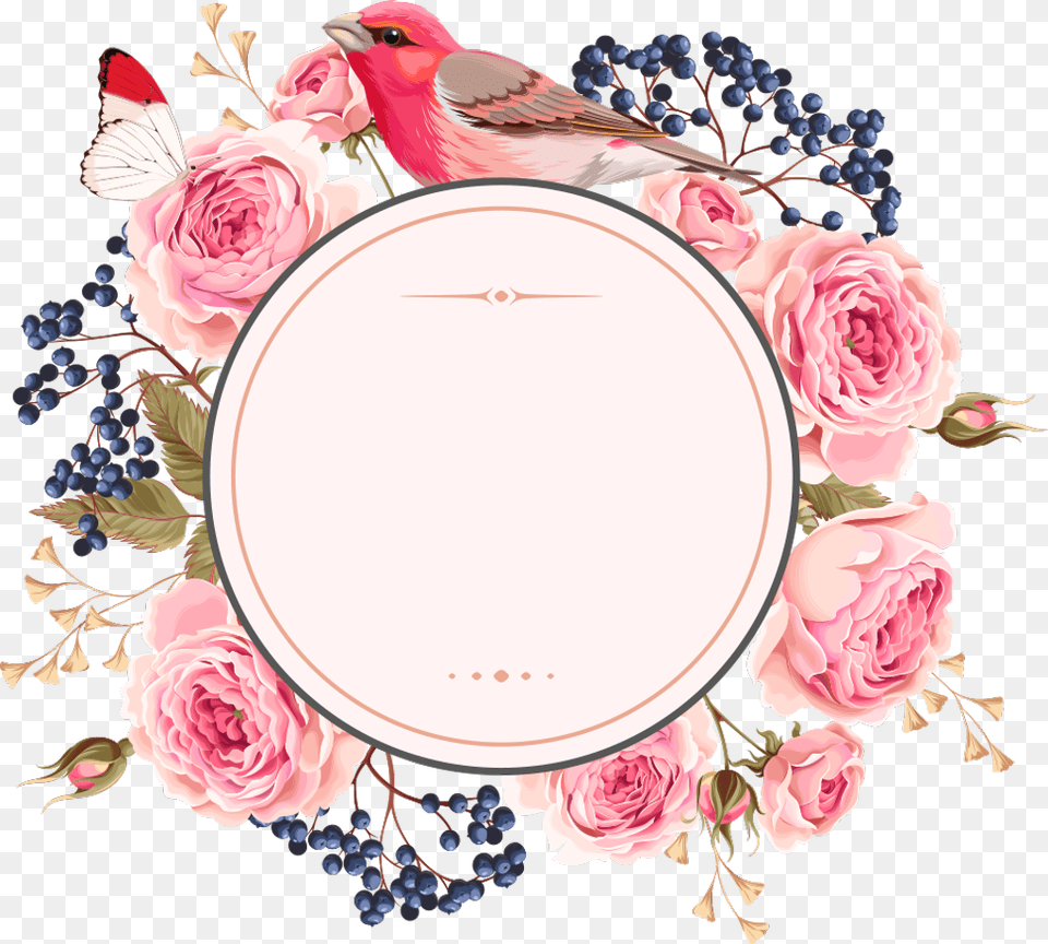 Download Flower Frame Art Wallpaper Backgrounds Flower Circle Background Design, Floral Design, Graphics, Pattern, Plant Png Image