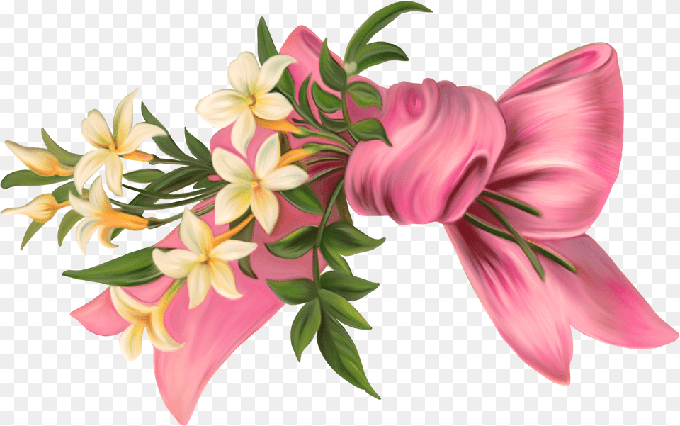 Download Flowers 8 Ribbon Flowers, Plant, Flower, Flower Arrangement, Flower Bouquet Free Png