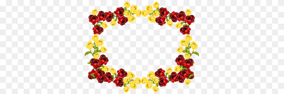 Download Flowers Borders Transparent Image And Clipart, Rose, Flower, Flower Arrangement, Plant Png