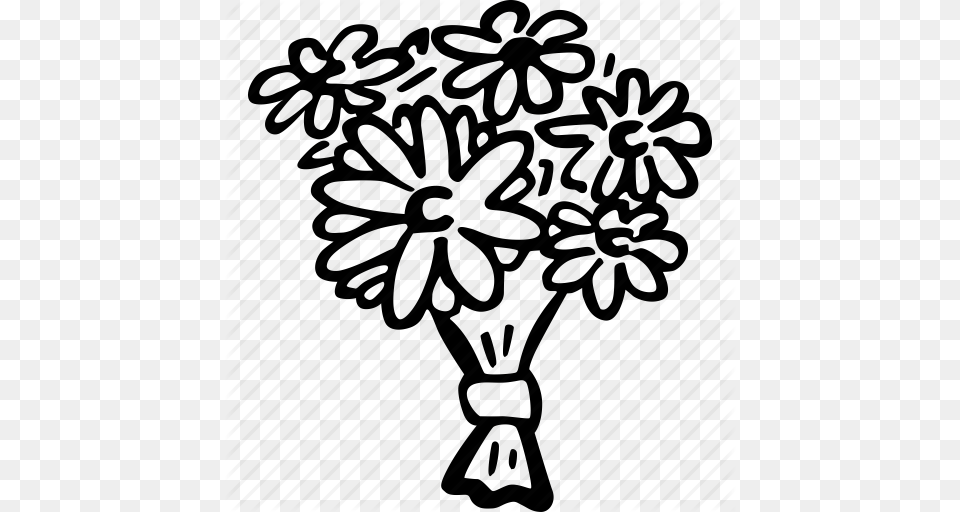 Flowers Bouquet Icon Clipart Flower Bouquet Clip Art, Drawing Free Png Download