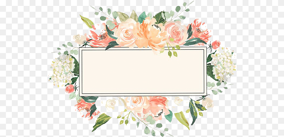 Download Flowers Frame Transparent Garden Roses, Art, Floral Design, Flower, Graphics Png