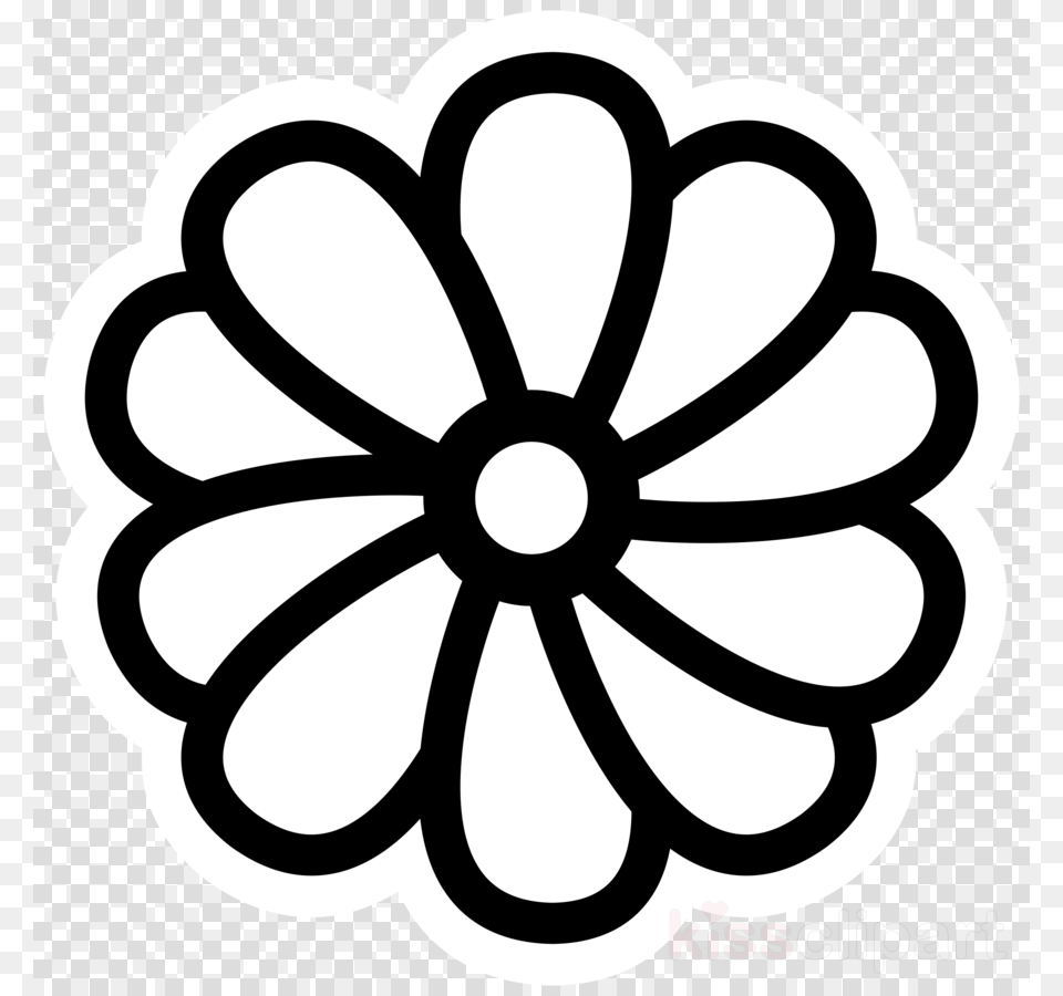 Download Flowers Print Out Clipart Flowers Coloring Daisy Icon, Flower, Plant, Dahlia, Stencil Png