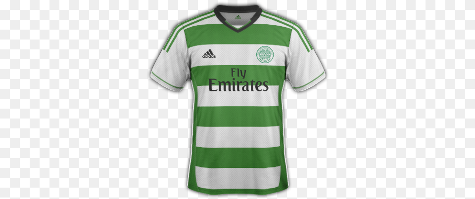 Download Fly Emirates Logo Green Trikot 2011 Emirates, Clothing, Shirt, T-shirt, Jersey Free Png