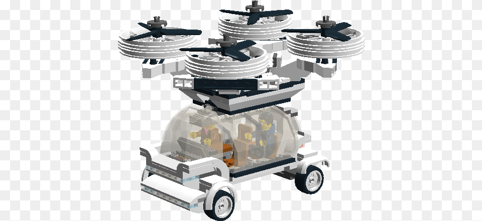 Download Flying Car Robot Image With No Background Lego, Lawn, Tool, Device, Plant Free Transparent Png