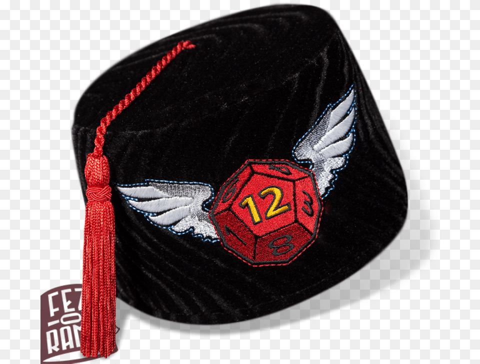 Download Flying D12 Fez Baseball Cap, Clothing, Hat, People, Person Free Png