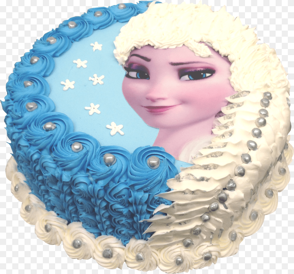 Download Follow Us Frozen Cake Frozen Birthday Cake, Birthday Cake, Cream, Dessert, Food Png Image