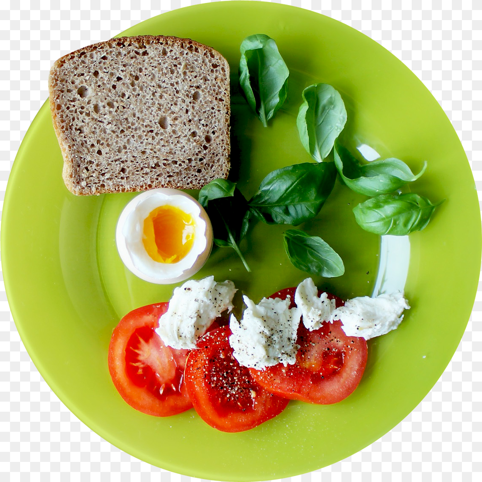 Download Food Plate Top View Image Diy Breakfast Hacks Mouth Watering Diy Breakfast, Egg, Food Presentation, Brunch, Bread Free Transparent Png