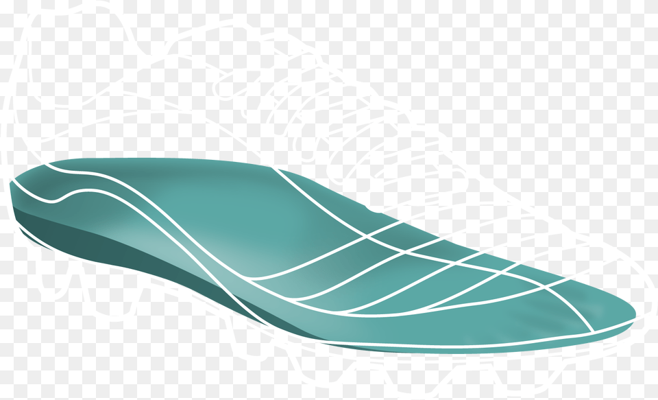 Football Shoe White Outline Full Size Image Clip Art, Clothing, Footwear, Running Shoe, Sneaker Free Png Download