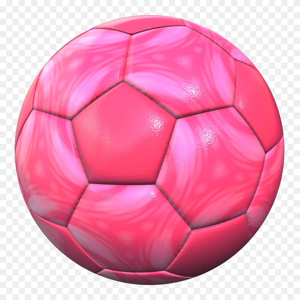 Download Football Pink Soccer Ball, Soccer Ball, Sport, Sphere Free Transparent Png