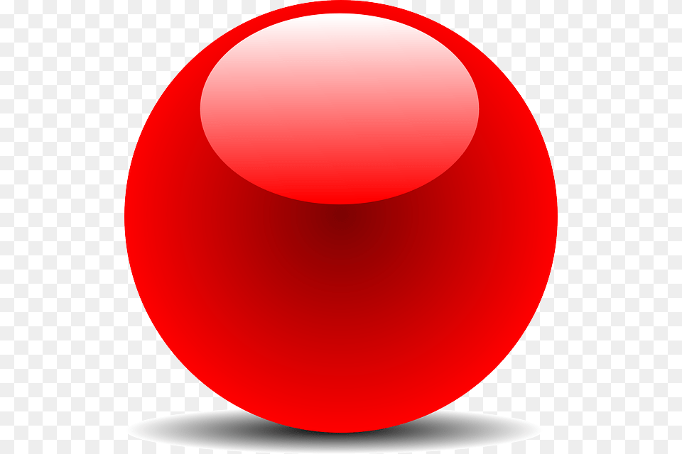 Download For Free Glossy Ball In High Resolution Esfera De Color Rojo, Sphere, Disk Png Image