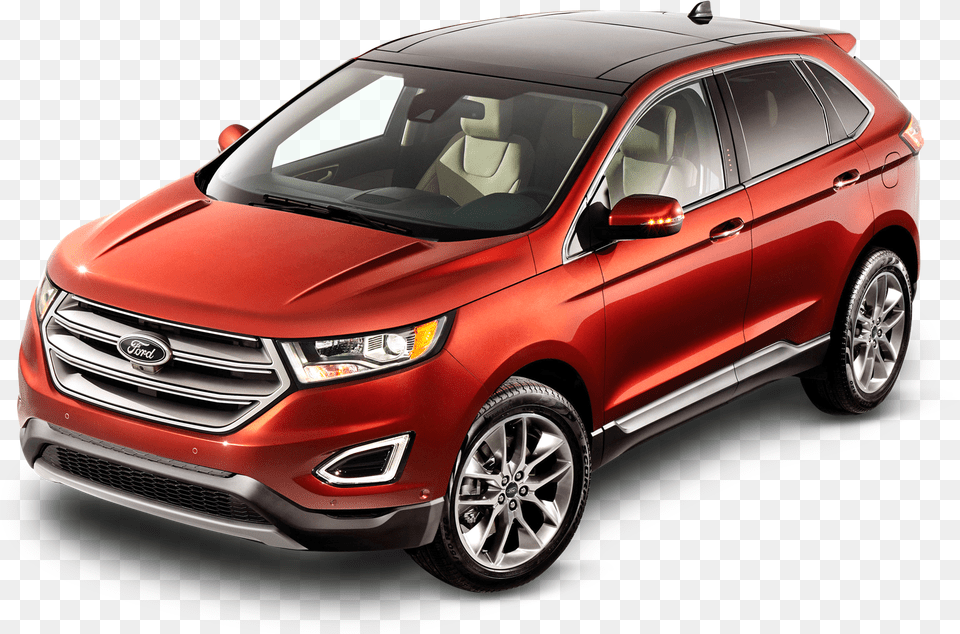 Download Ford Edge Red Car Ford Car Hd, Suv, Transportation, Vehicle, Machine Png Image