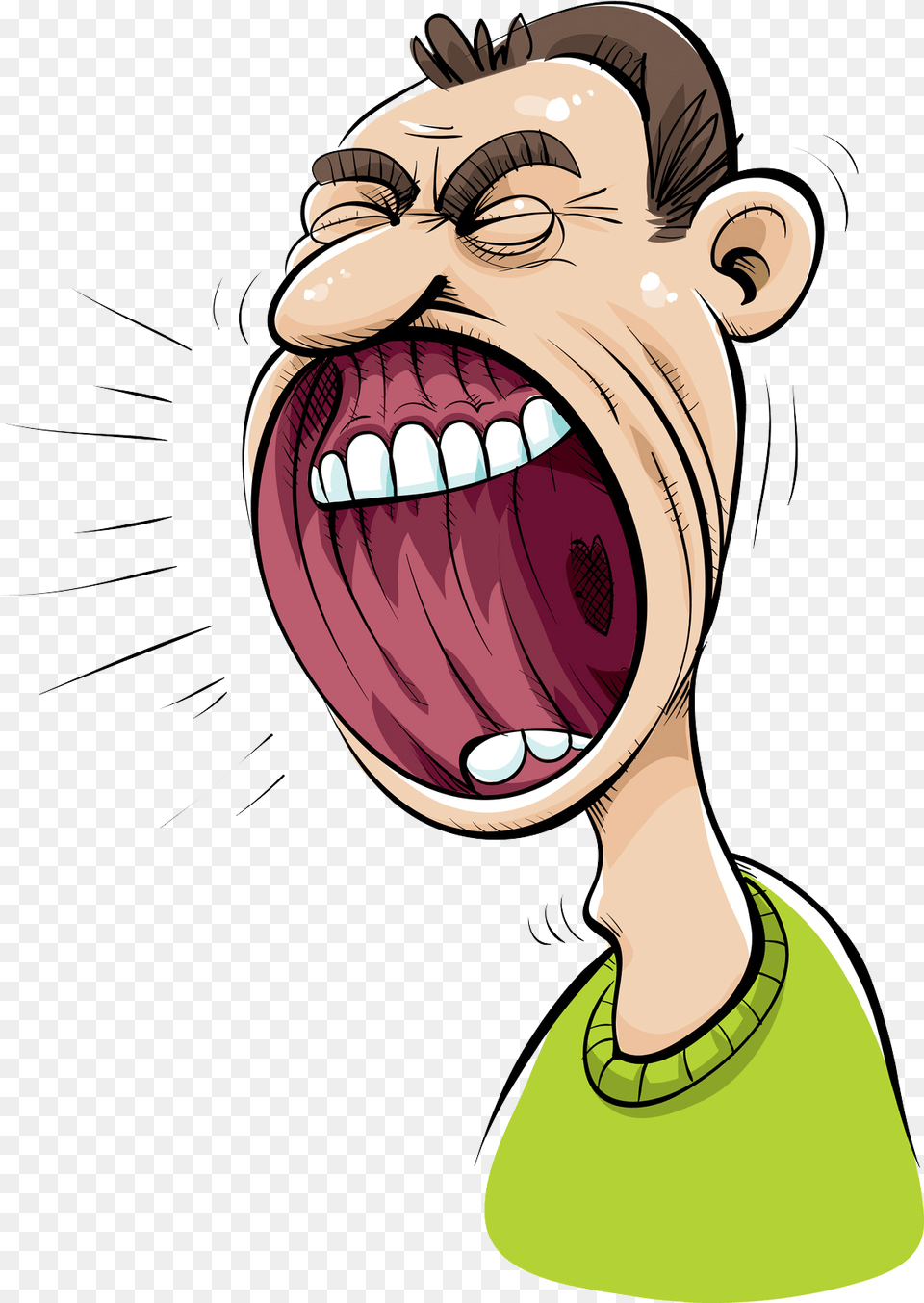 Download Forex Trader Yelling Shouting Cartoon, Adult, Female, Person, Woman Free Png