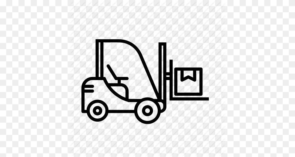 Download Forklift Truck Icon Clipart Forklift Computer Icons Clip, Transportation, Vehicle, Moving Van, Van Png Image