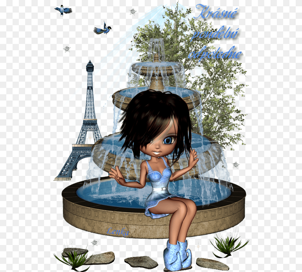 Download Fountain Uokplrs Water Fountain, Architecture, Publication, Doll, Comics Png Image