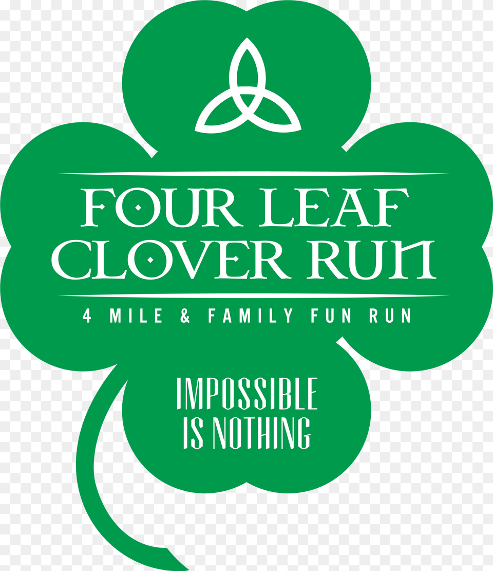 Download Four Leaf Clover Logos Girl Scouts Of West Central Florida, Advertisement, Poster, Green Png Image