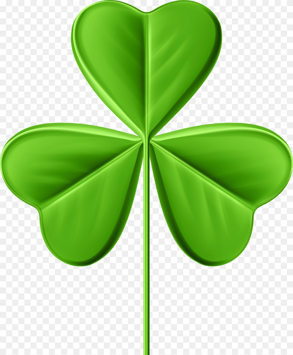 Download Four Leaf Clover Patrick Shamrock Saint Heart Hq Green Free Png